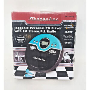 Studebaker Retro Portable CD Player, CD-R/RW MP3 Playback, Programmable CD (NEW)